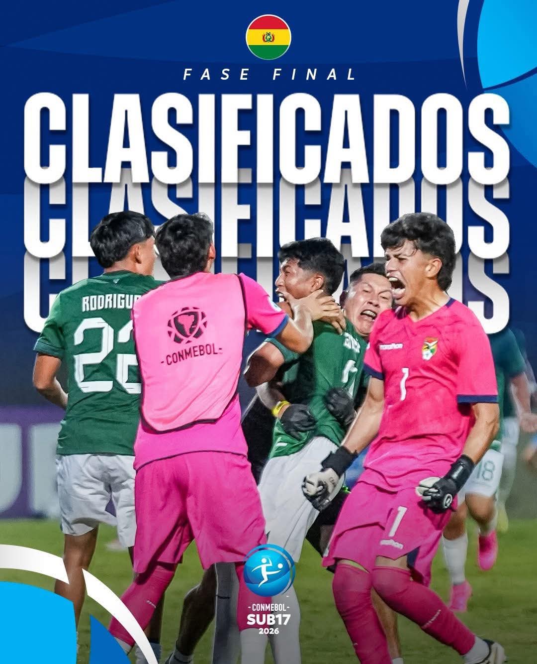 SUB 17 DE BOLIVIA MUY CERCA DE LA FINAL