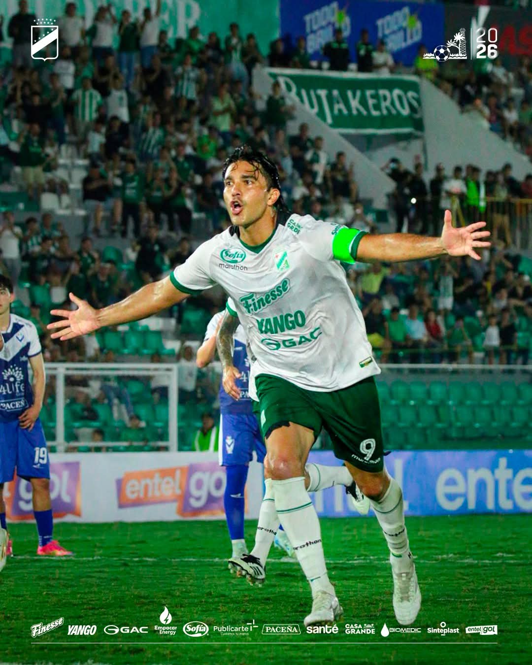 Martins tras remontar el partido.