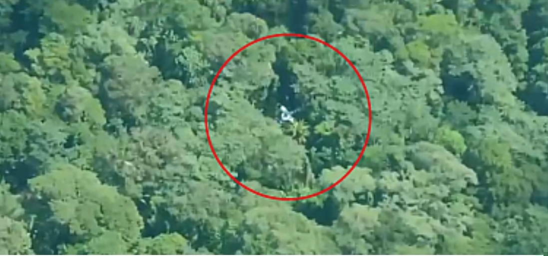 ENCUENTRAN LA AERONAVE QUE PERDIÓ CONTACTO CON LA TORRE DE CONTROL